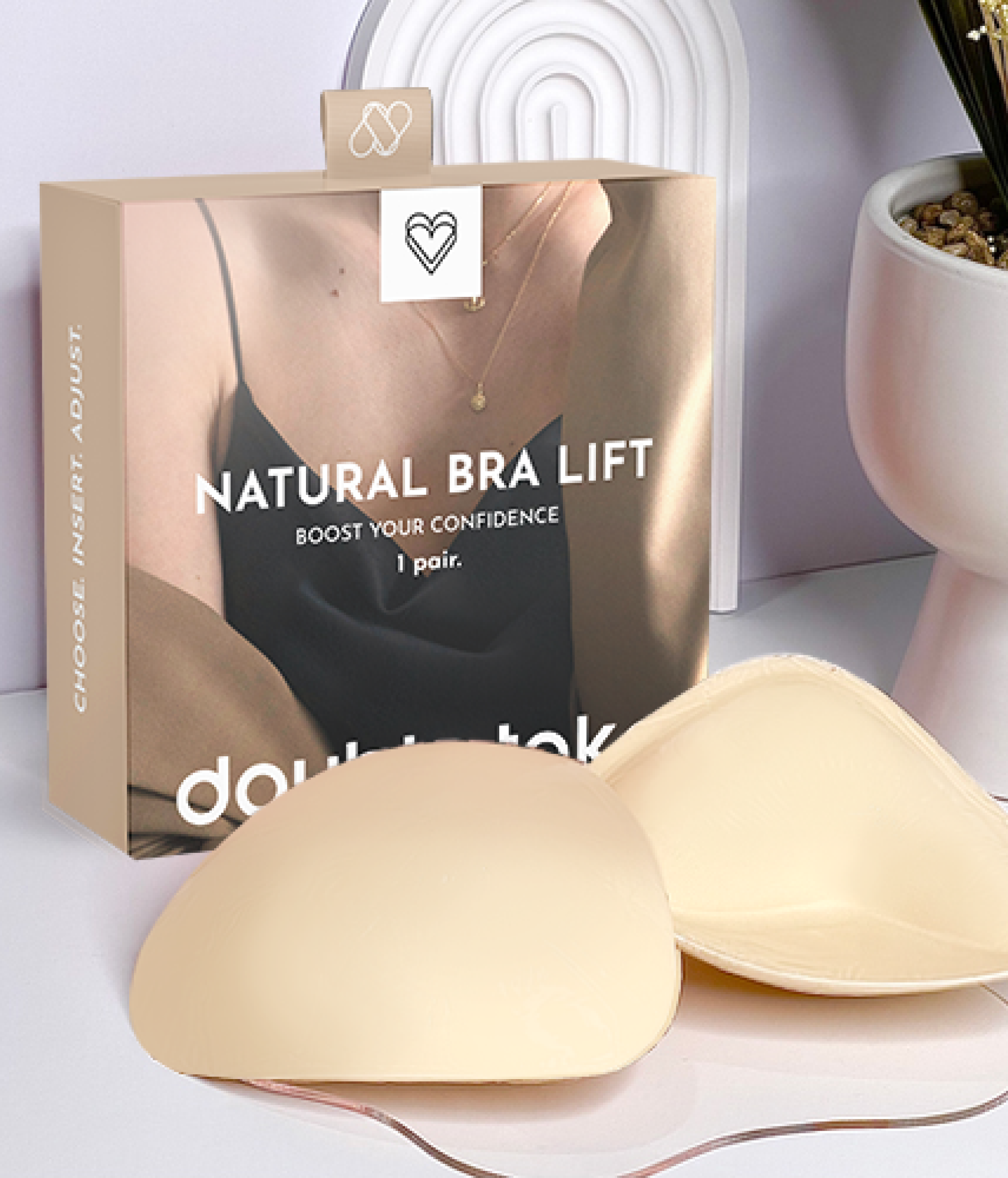 Extra Boost Inserts - Bra Enhancers That Upgrade Your Cup Size